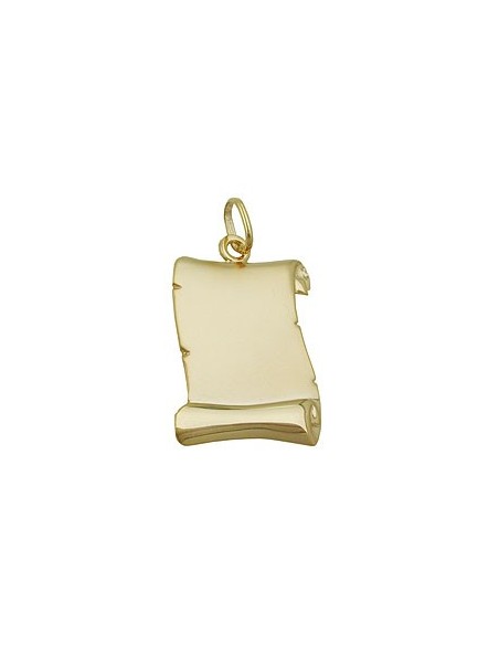 pendant to be engraved 9k gold