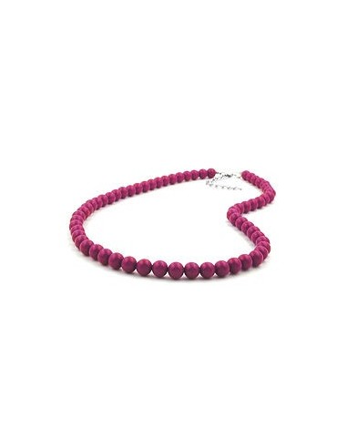 chain with purple beads 8mm 40cm