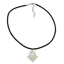 necklace rose silver-coloured/ matte-finish