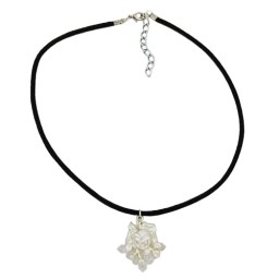 necklace rose silver-coloured/ matte-finish