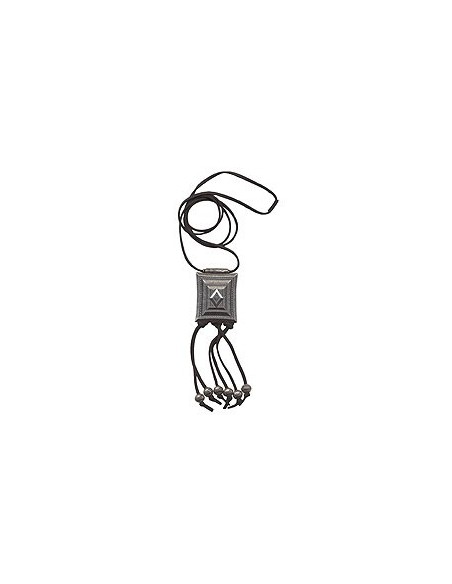 necklace square antique silver