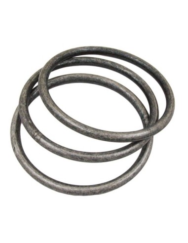 set of 3 bangles antique silver