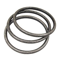 set of 3 bangles antique silver