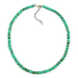 necklace beads 6mm turquoise