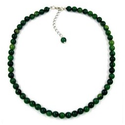 necklace beads 8mm green