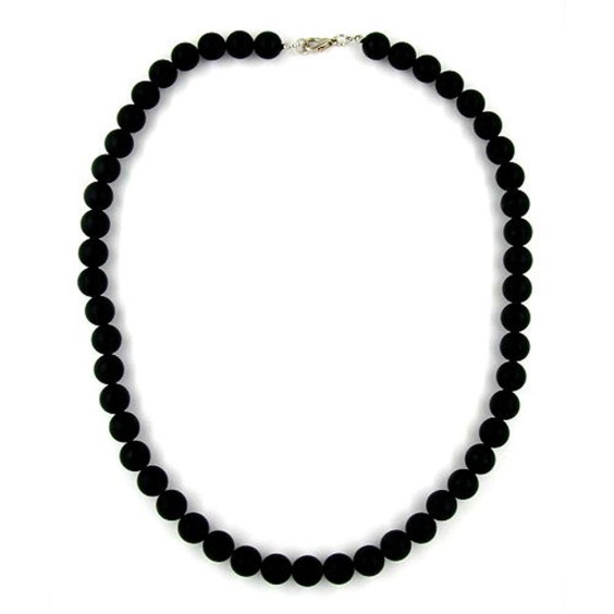 bead chain black matte