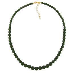 necklace beads 6/8/10mm olive green