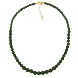 necklace beads 6/8/10mm olive green