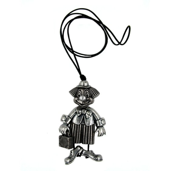 necklace clown antique-silver 90cm