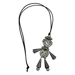 necklace jumping jack antique-silver 90cm