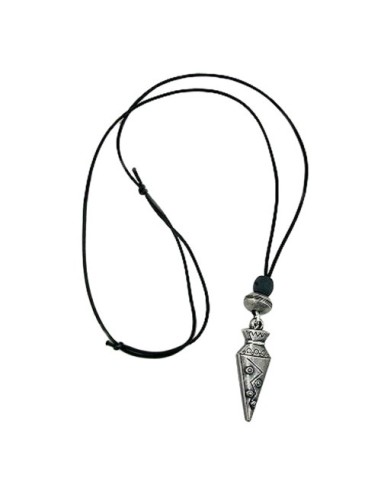 necklace cornet pendant antique silver