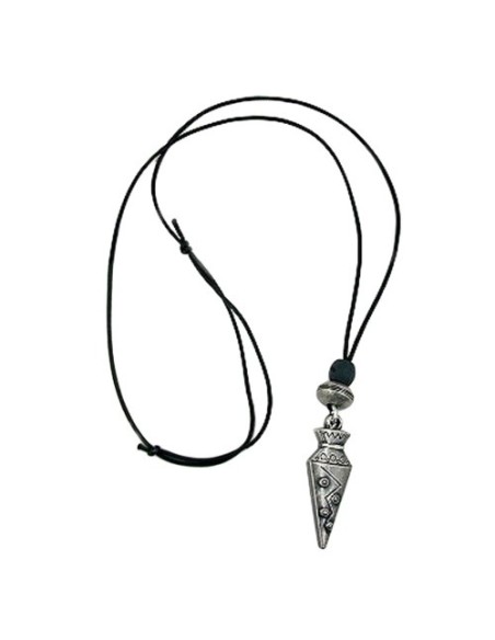 necklace cornet pendant antique silver