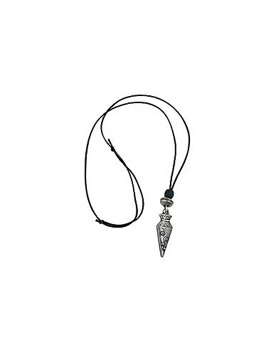 necklace cornet pendant antique silver