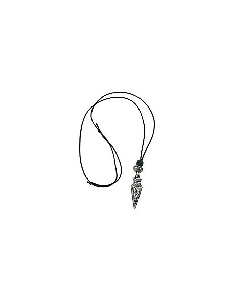 necklace cornet pendant antique silver