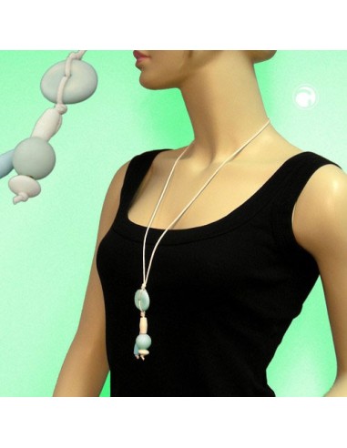 necklace pastel-shade beads