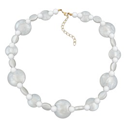 necklace white beads pearl white