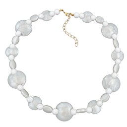 necklace white beads pearl white
