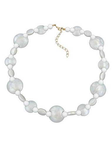 necklace white beads pearl white