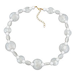 necklace white beads pearl white