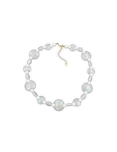 necklace white beads pearl white