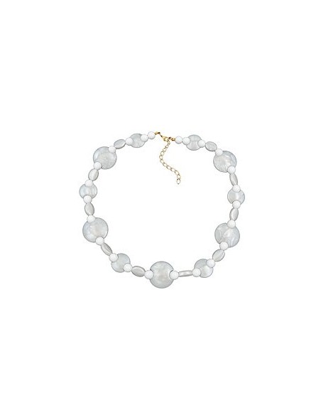 necklace white beads pearl white
