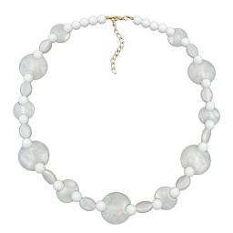 necklace white beads pearl white