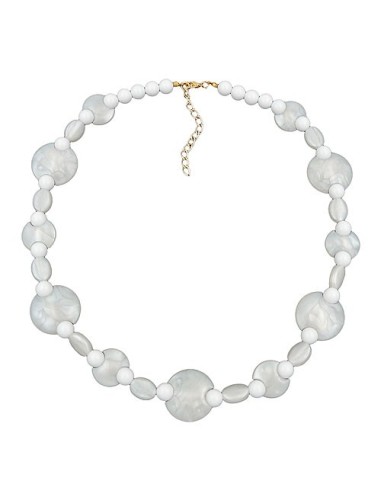 necklace white beads pearl white