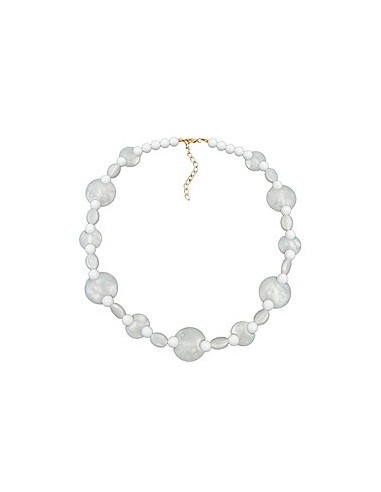 necklace white beads pearl white