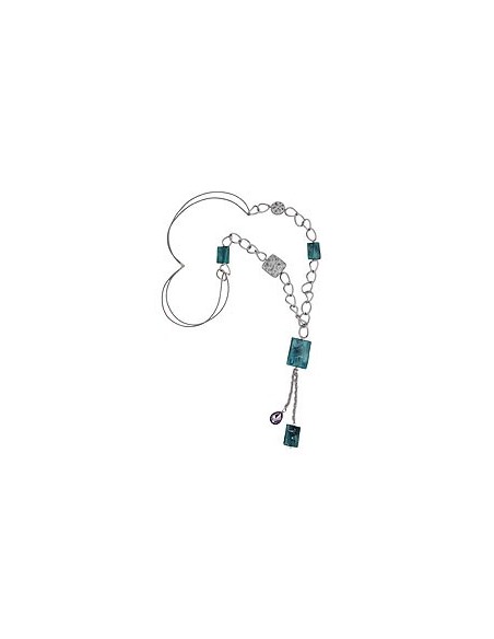 necklace curb chain different beads turquoise
