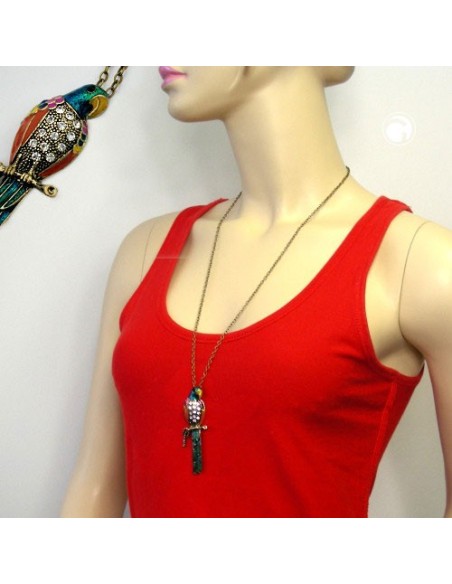 necklace parrot multi-colored