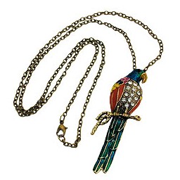 necklace parrot multi-colored