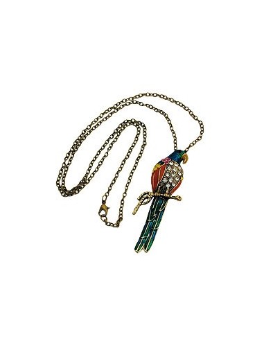 necklace parrot multi-colored