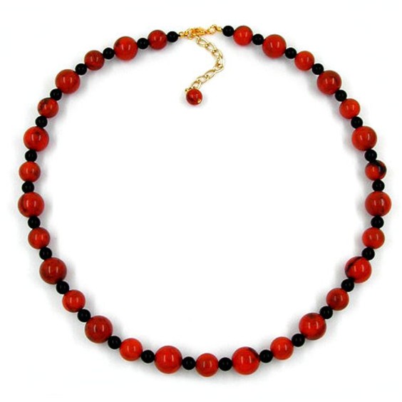 necklace beads black