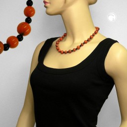 necklace beads black