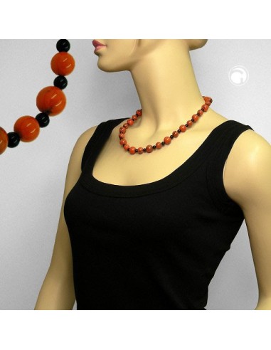 necklace beads black