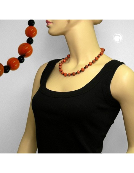 necklace beads black