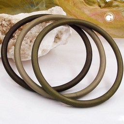 set of 3 bangles olive green matte