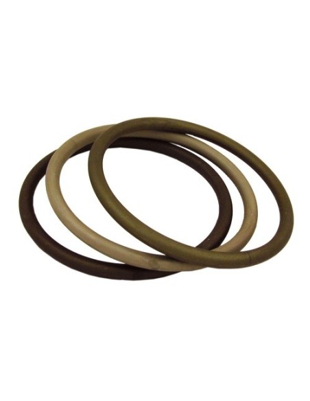 set of 3 bangles olive green matte