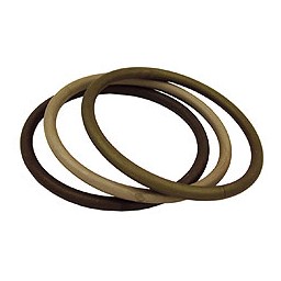 set of 3 bangles olive green matte