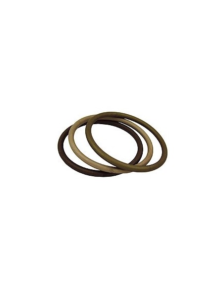 set of 3 bangles olive green matte