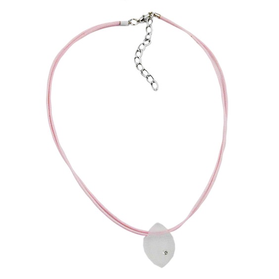 necklace pendant white/ matte finish