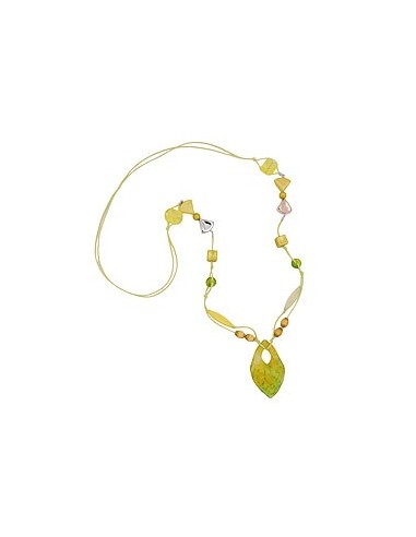 necklace beads and 2-fold cord mint