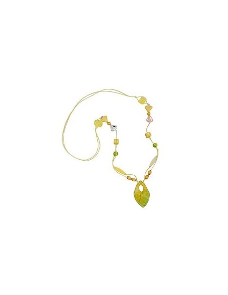 necklace beads and 2-fold cord mint