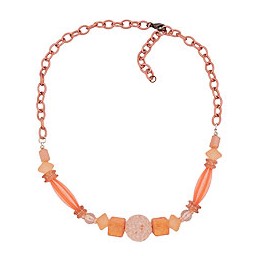 necklace chain with beads rose