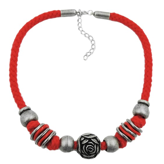 necklace for traditional costume rose