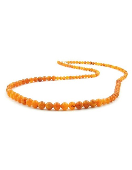 necklace beads brown/red