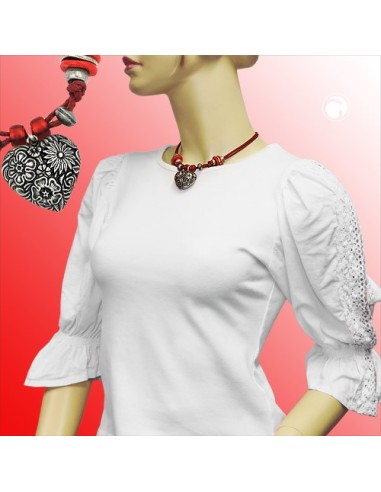 necklace for traditional costume heart