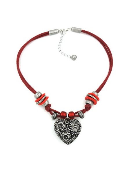 necklace for traditional costume heart