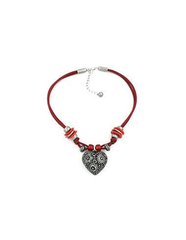 necklace for traditional costume heart