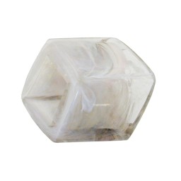 scarf bead slanted crystal grey